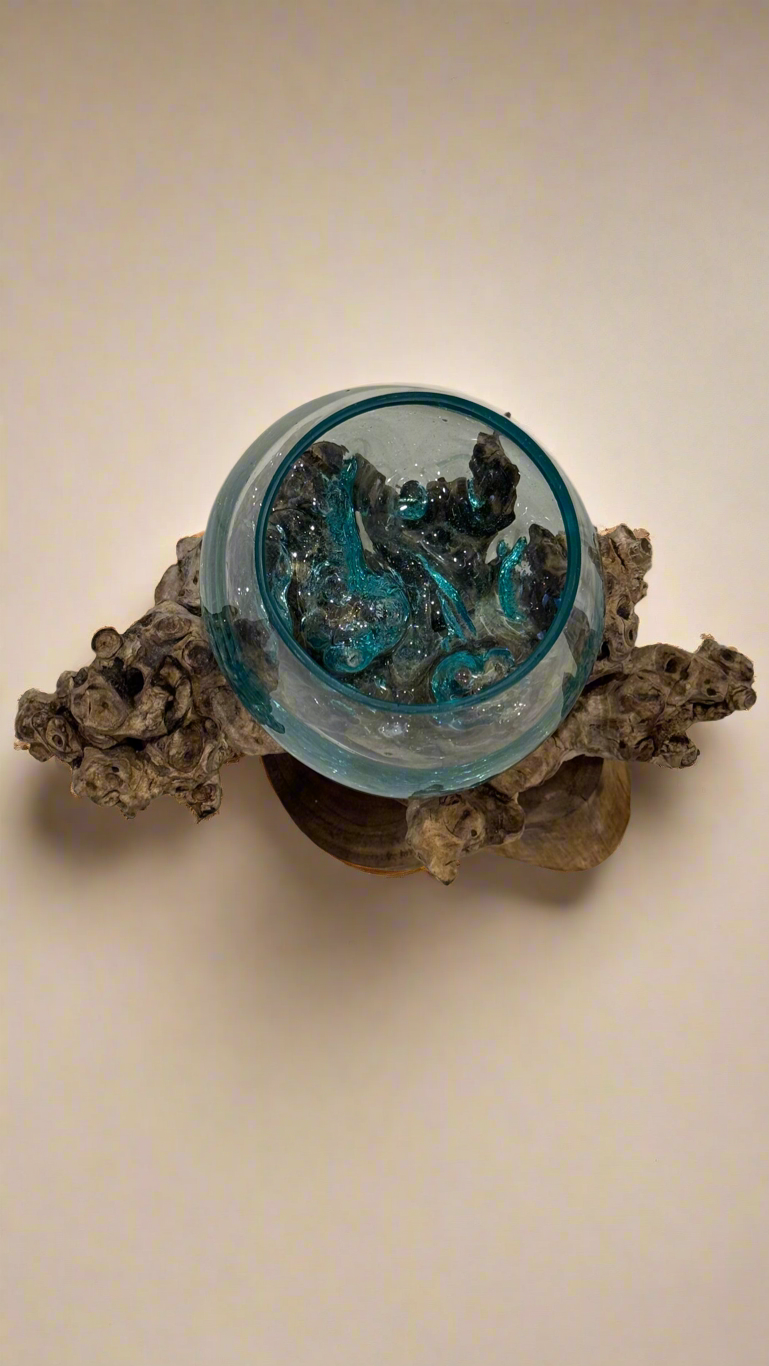 Single Glass Form on Iron Stand