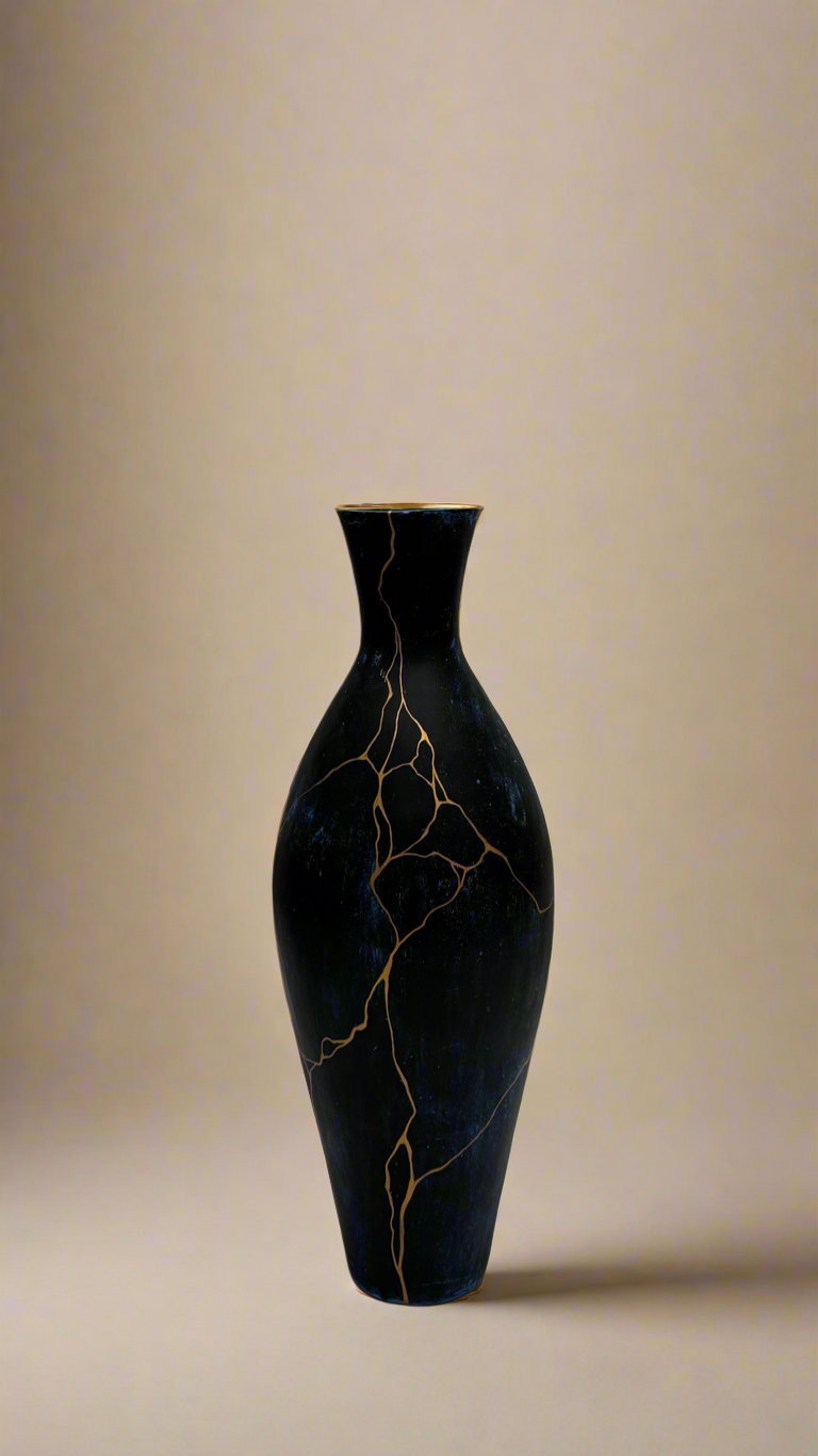 Blue and gold lightning