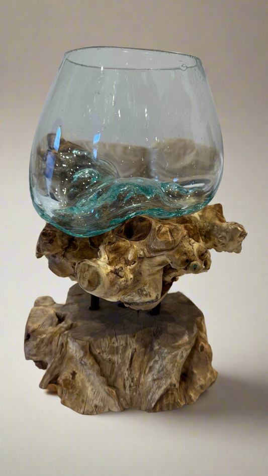 Single Glass Form on Iron Stand